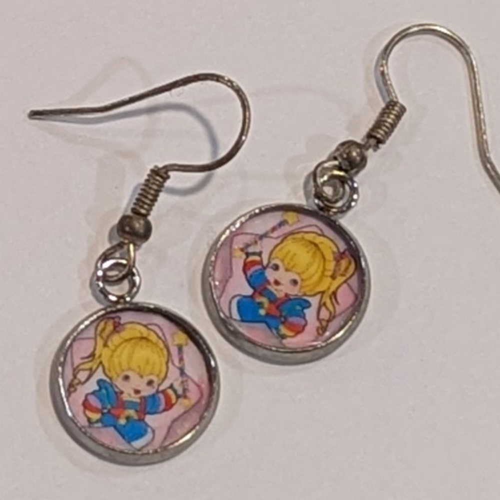Rainbow Brite Earrings 80s Retro